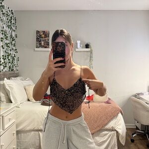 Princess Polly Leopard Print Cami Top